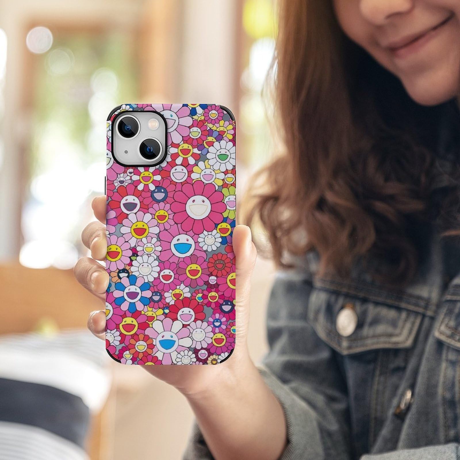 Amazon.co.jp: むらかみ たかし スマホケース iphone 13 カバー 耐衝撃